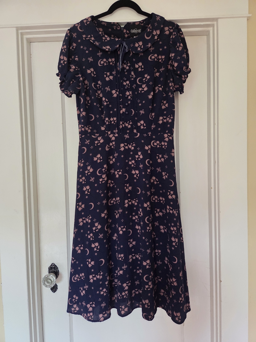 Collectif 1940s Peter Pan Collared Swing Dress